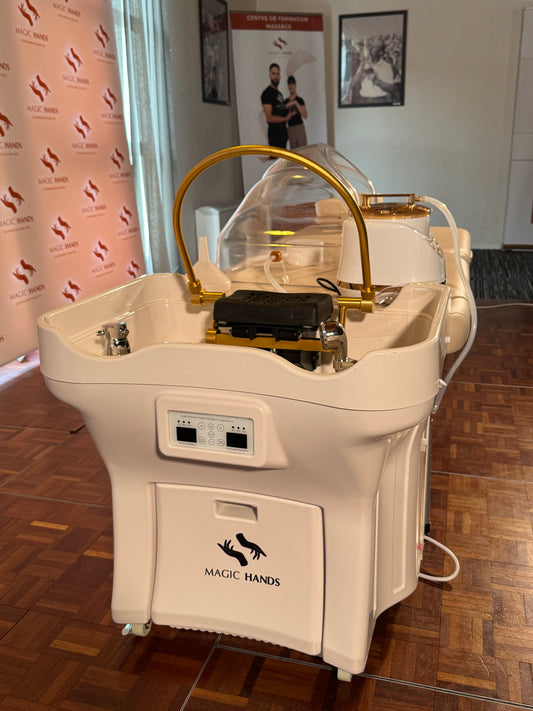 Head Spa Portatif Premium – Luminothérapie & Steamer